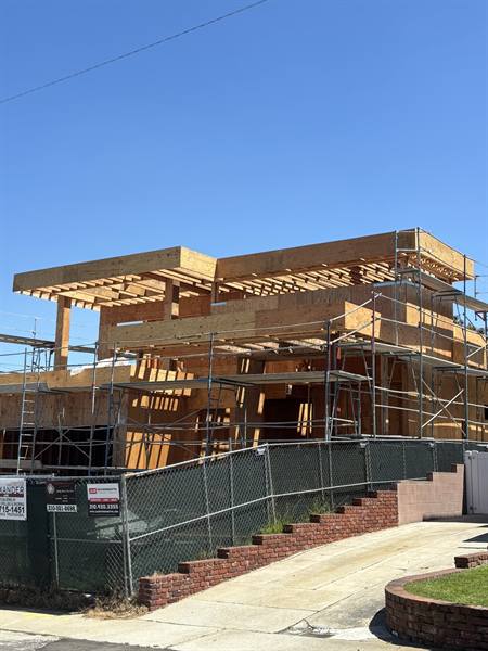 AV Framing job site photo, April 2026