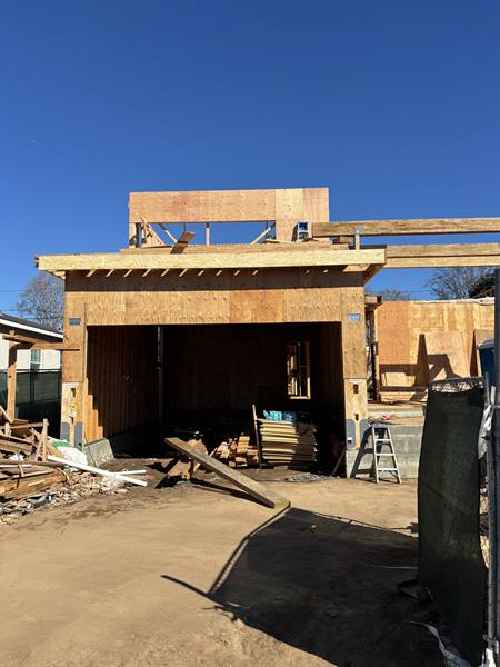 AV Framing job site photo, February 2026