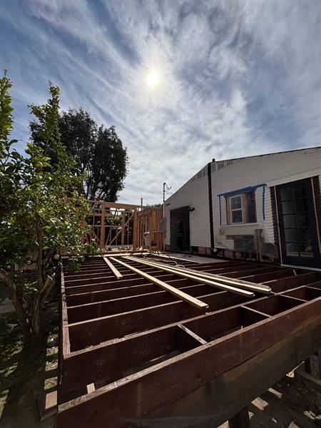 AV Framing job site photo, February 2026