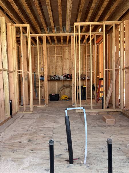 AV Framing job site photo, February 2026