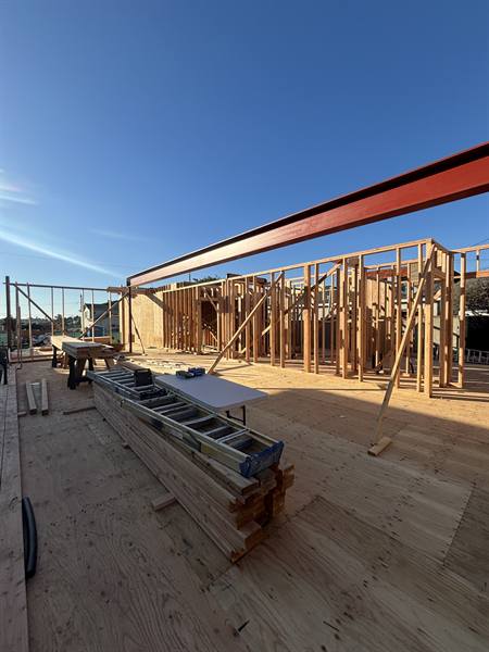 AV Framing job site photo, February 2026