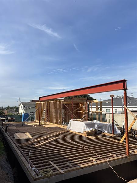 AV Framing job site photo, February 2026