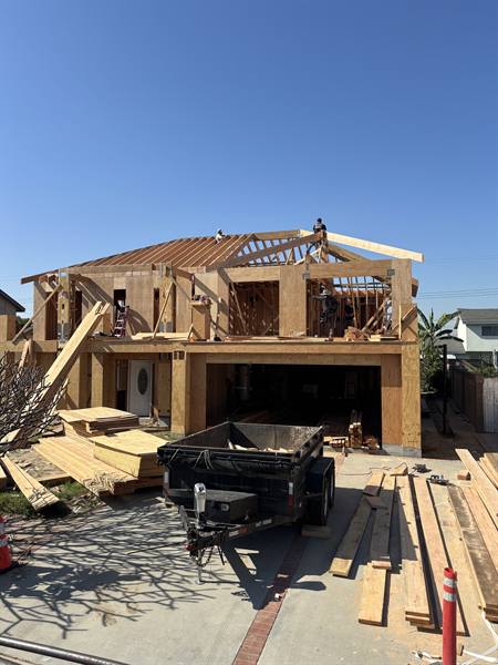 AV Framing job site photo, February 2026