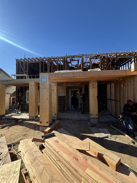 AV Framing job site photo, January 2026