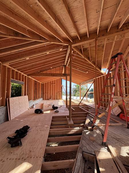 AV Framing job site photo, December 2025