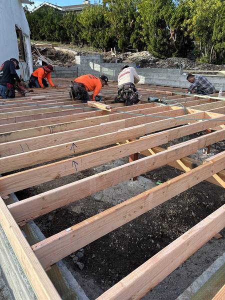 AV Framing job site photo, November 2025