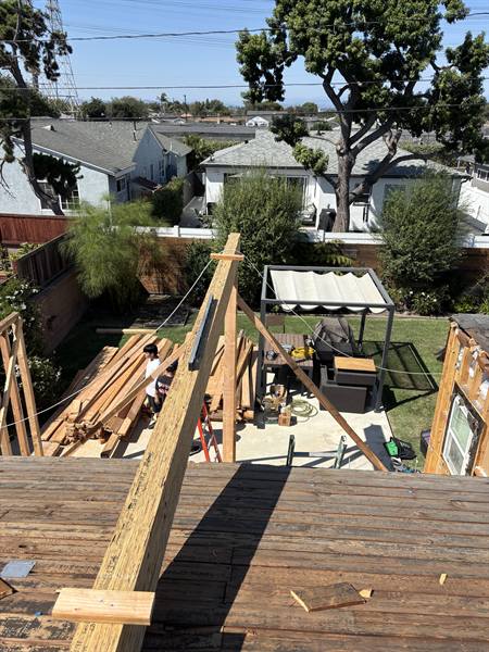 AV Framing job site photo, August 2025