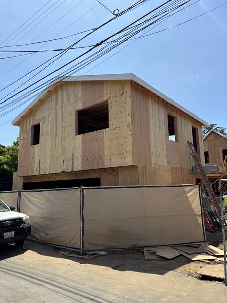 AV Framing job site photo, April 2025