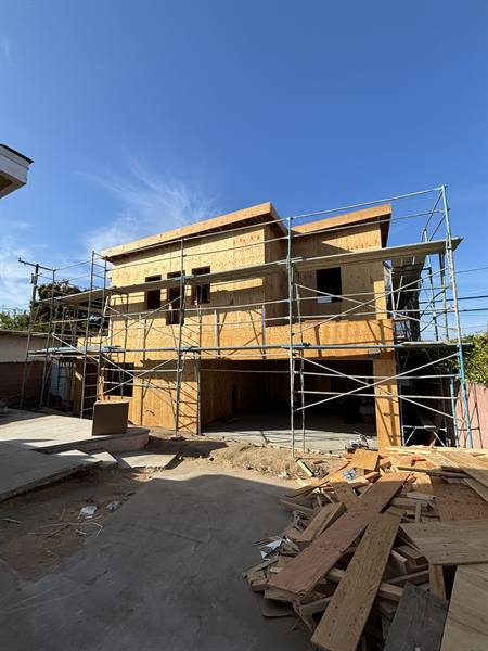 AV Framing job site photo, April 2025