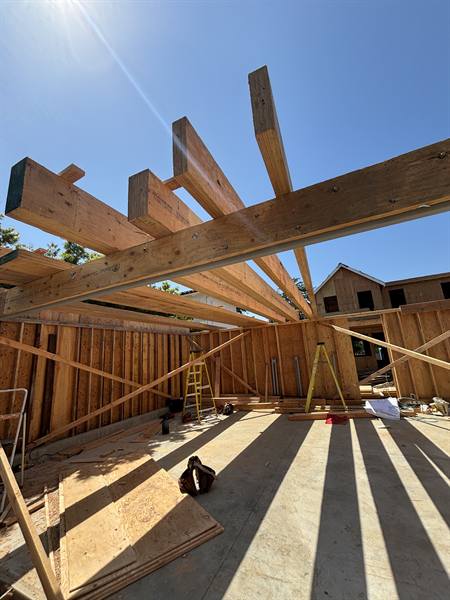 AV Framing job site photo, April 2025