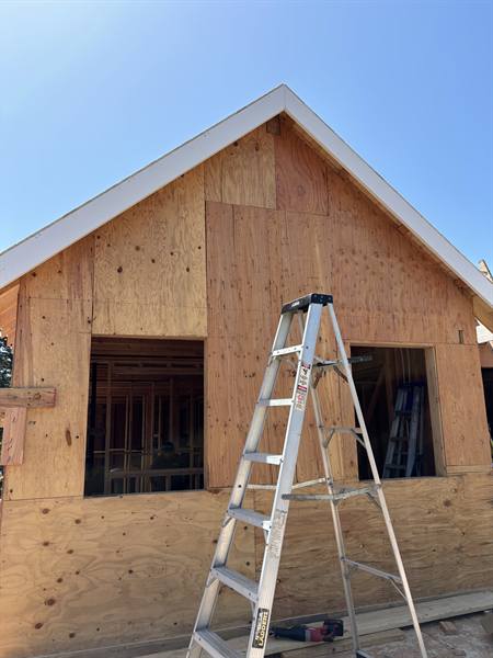 AV Framing job site photo, April 2025