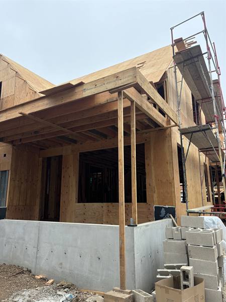 AV Framing job site photo, March 2025
