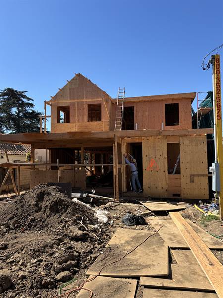 AV Framing job site photo, March 2025