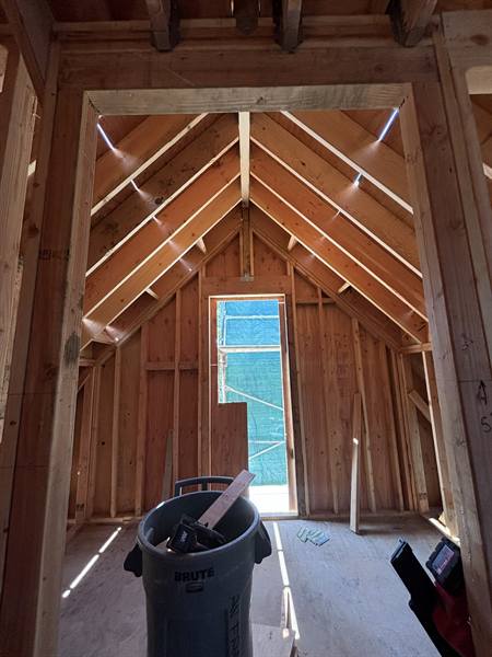 AV Framing job site photo, March 2025