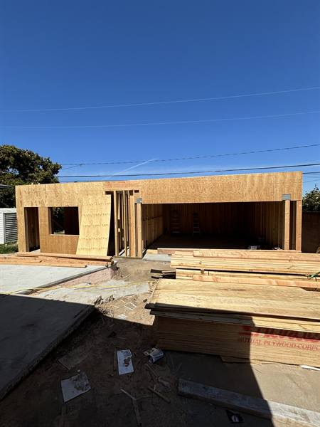 AV Framing job site photo, March 2025
