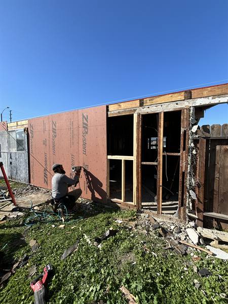 AV Framing job site photo, March 2025