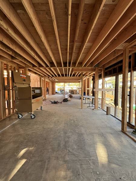 AV Framing job site photo, February 2025