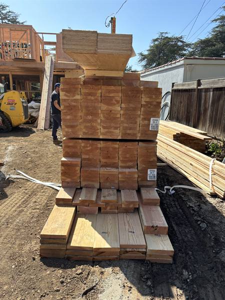 AV Framing job site photo, February 2025