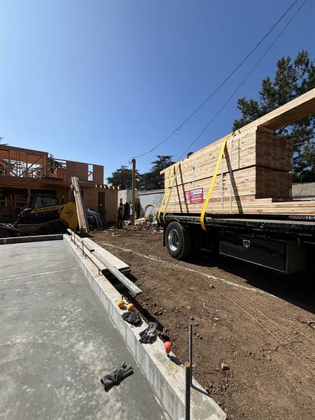 AV Framing job site photo, February 2025