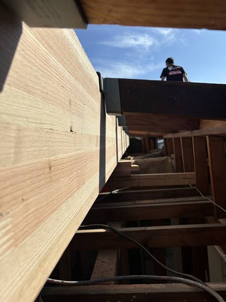 AV Framing job site photo, February 2025