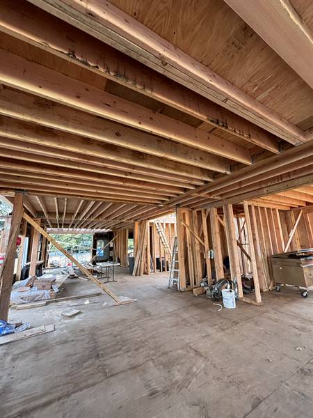 AV Framing job site photo, February 2025