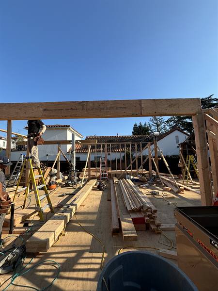 AV Framing job site photo, February 2025