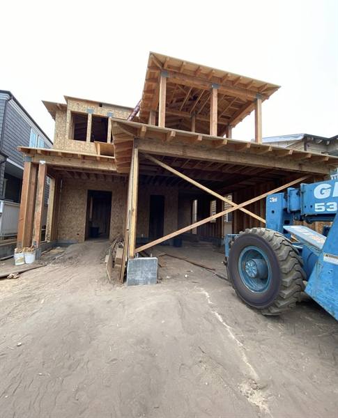 AV Framing job site photo, April 2024