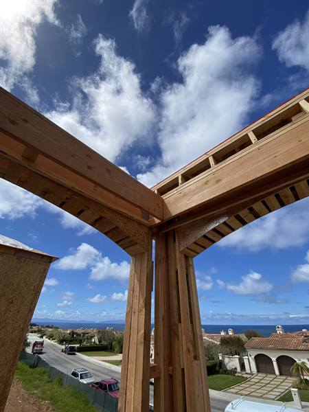 AV Framing job site photo, May 2023