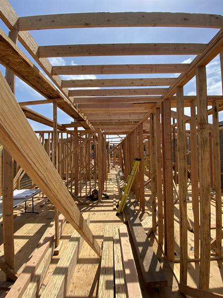 AV Framing job site photo, May 2021